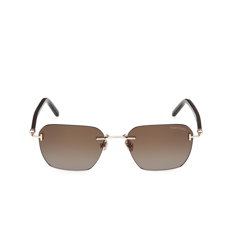 Syze dielli Tom Ford Carson-02 FT1433 28F për meshkuj – Optik-A Tiranë